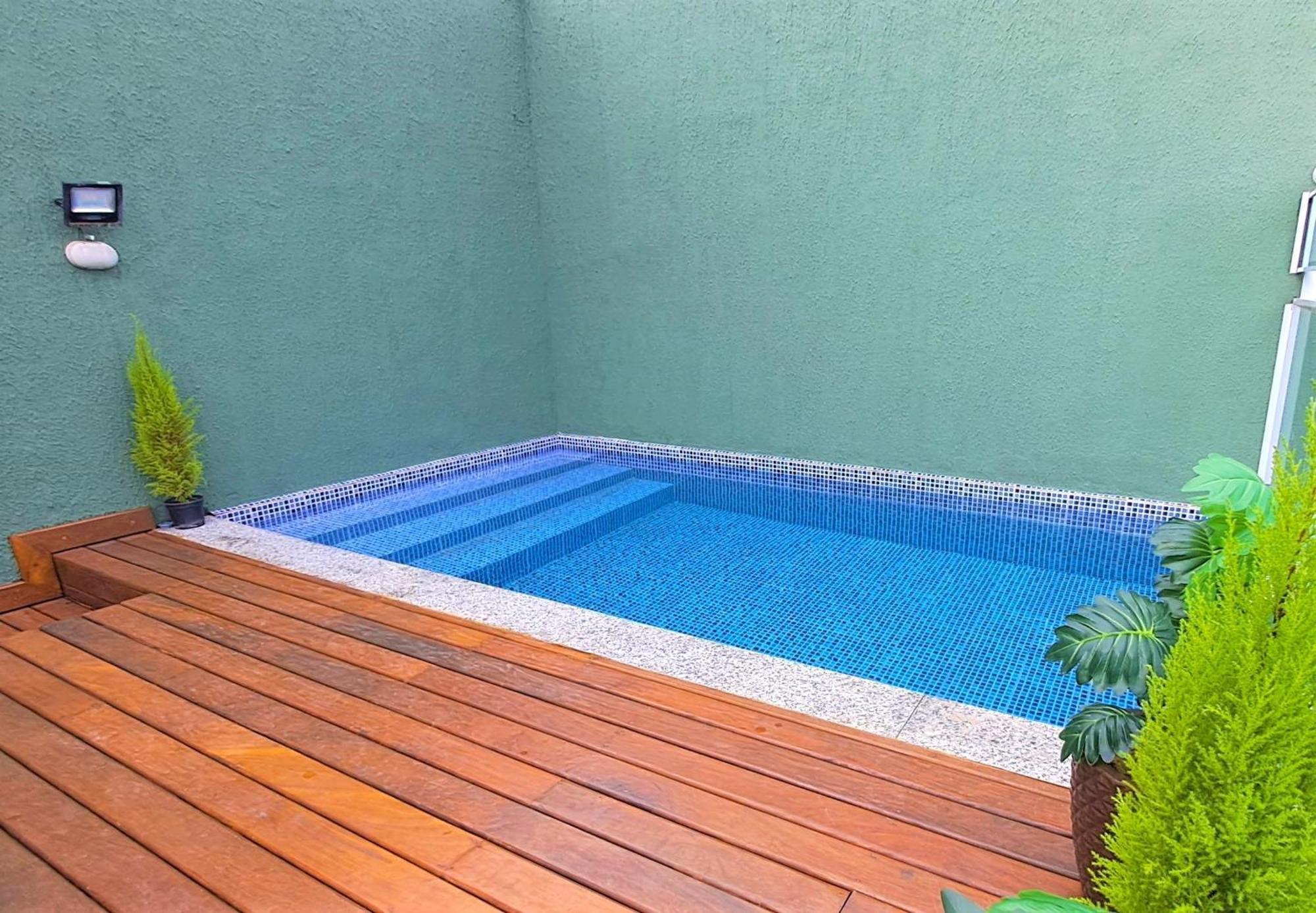 Cobertura Com Piscina - Praia Da Enseada Guarujá Buitenkant foto